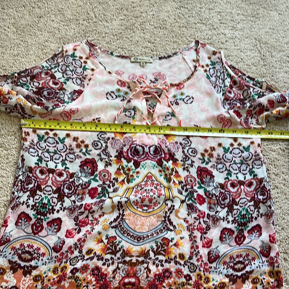 Democracy Boho cold shoulder / arm blouse - Picture 9 of 10